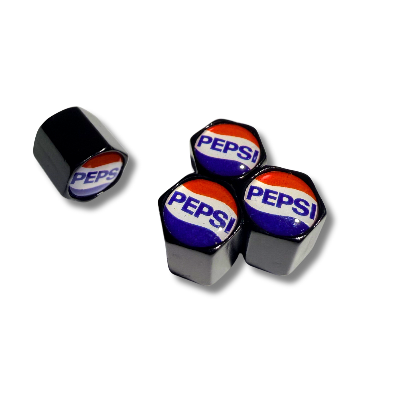 Retro Pepsi Valve Caps