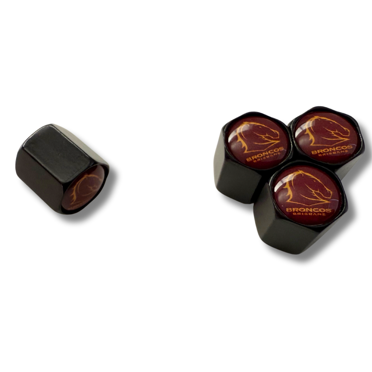 Broncos Valve Caps