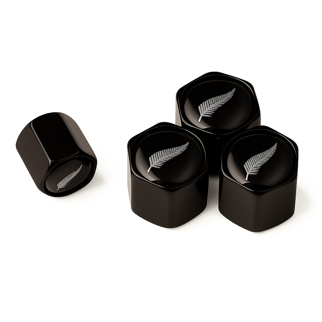 Silver Fern Valve Caps