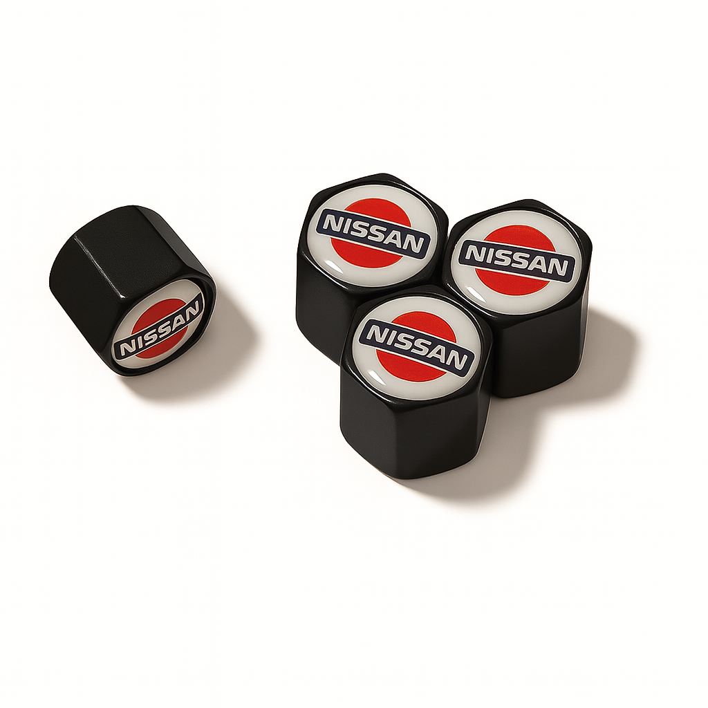 Retro Nissan Valve Caps