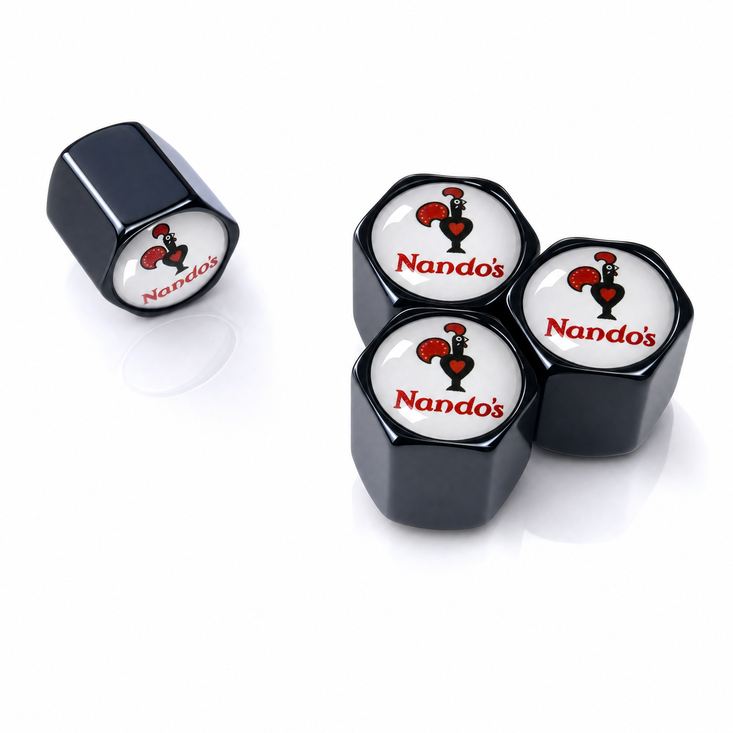 Nando's billet valve caps - premium product image