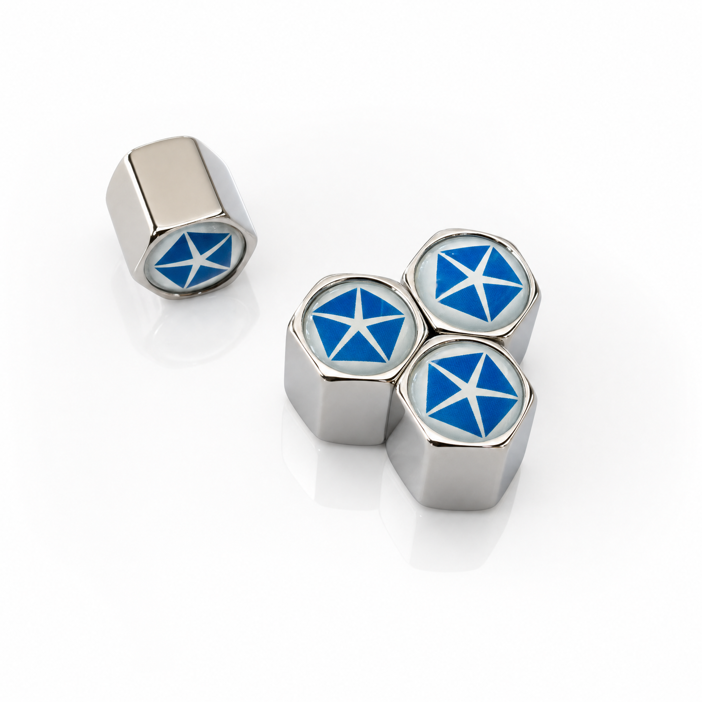 Pentastar Retro billet valve caps - premium