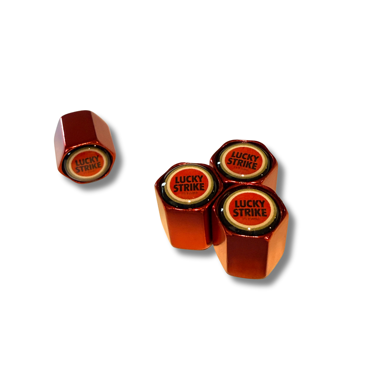 Lucky Strike Valve Caps - Clearance