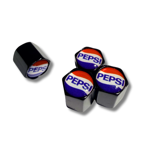Retro Pepsi Valve Caps