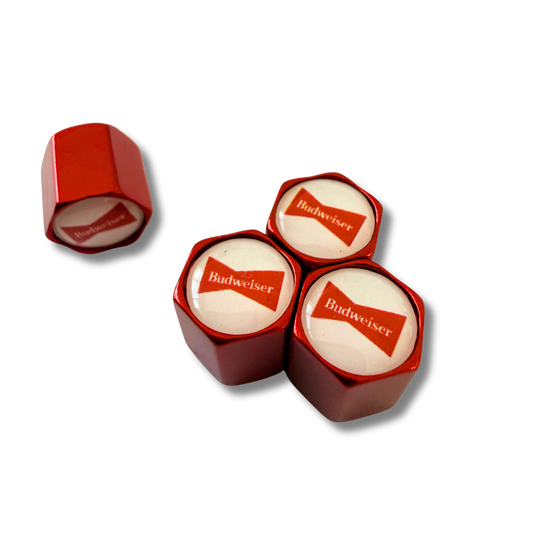 Budweiser Valve Caps