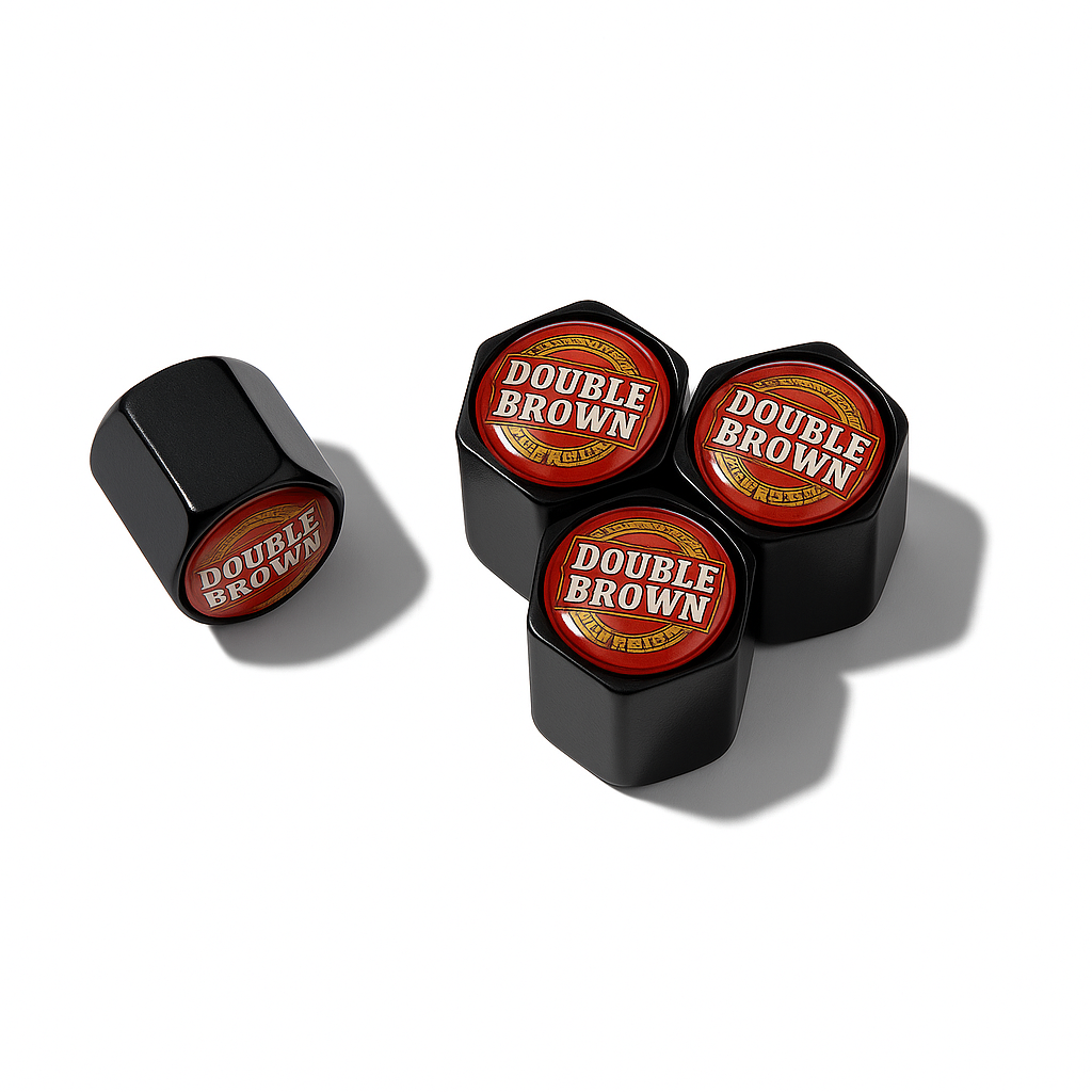 Double Brown Valve Caps