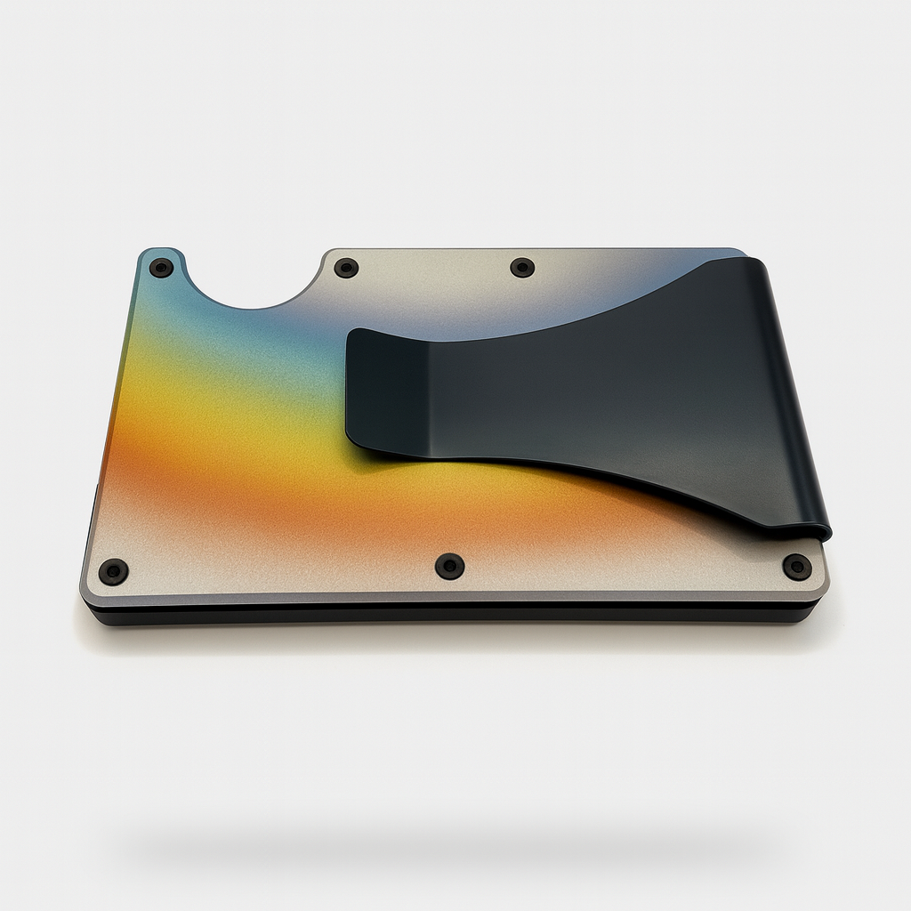 Elite Slim Wallet - Rainbow Titanium