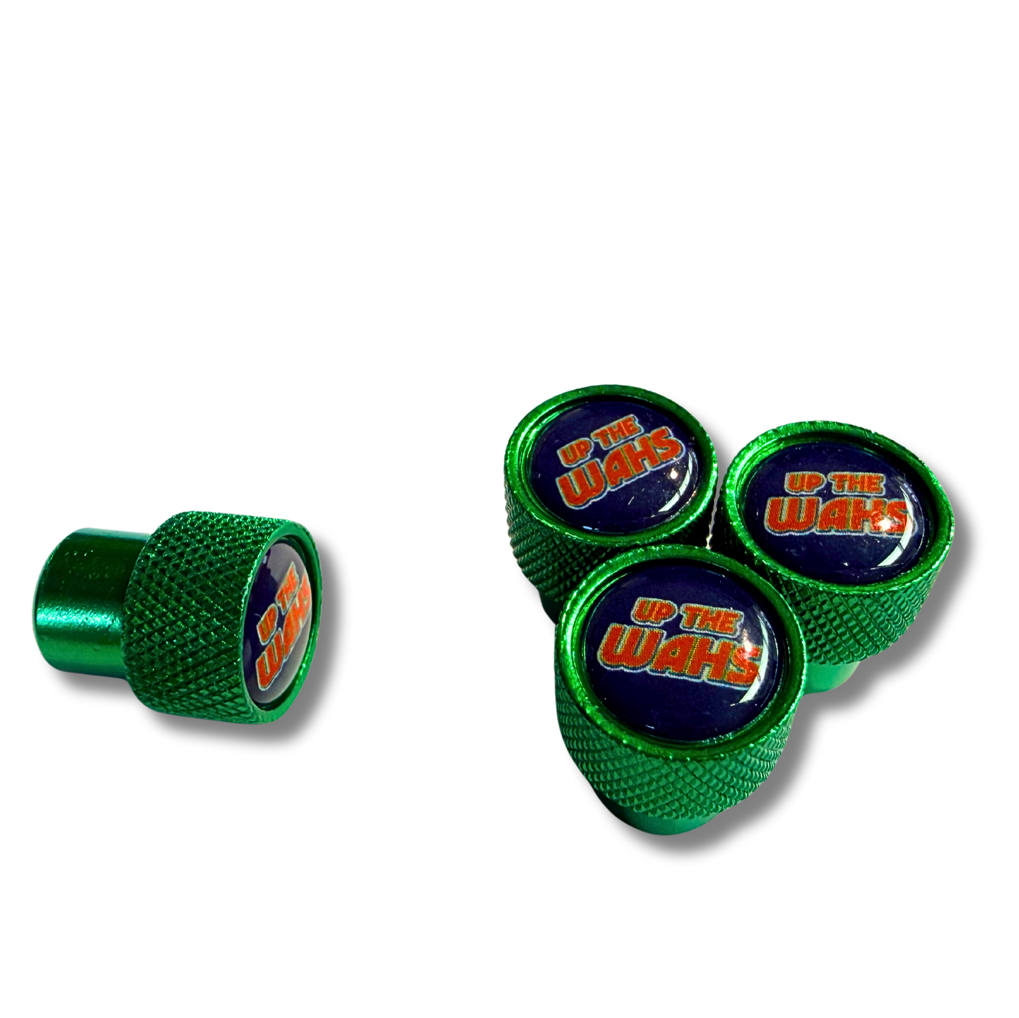 Up The Wahs (Oversized head) Valve Caps