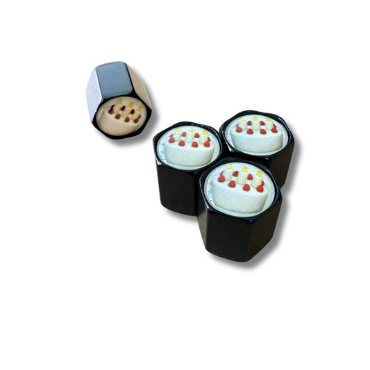 Cake Emoji Valve Caps