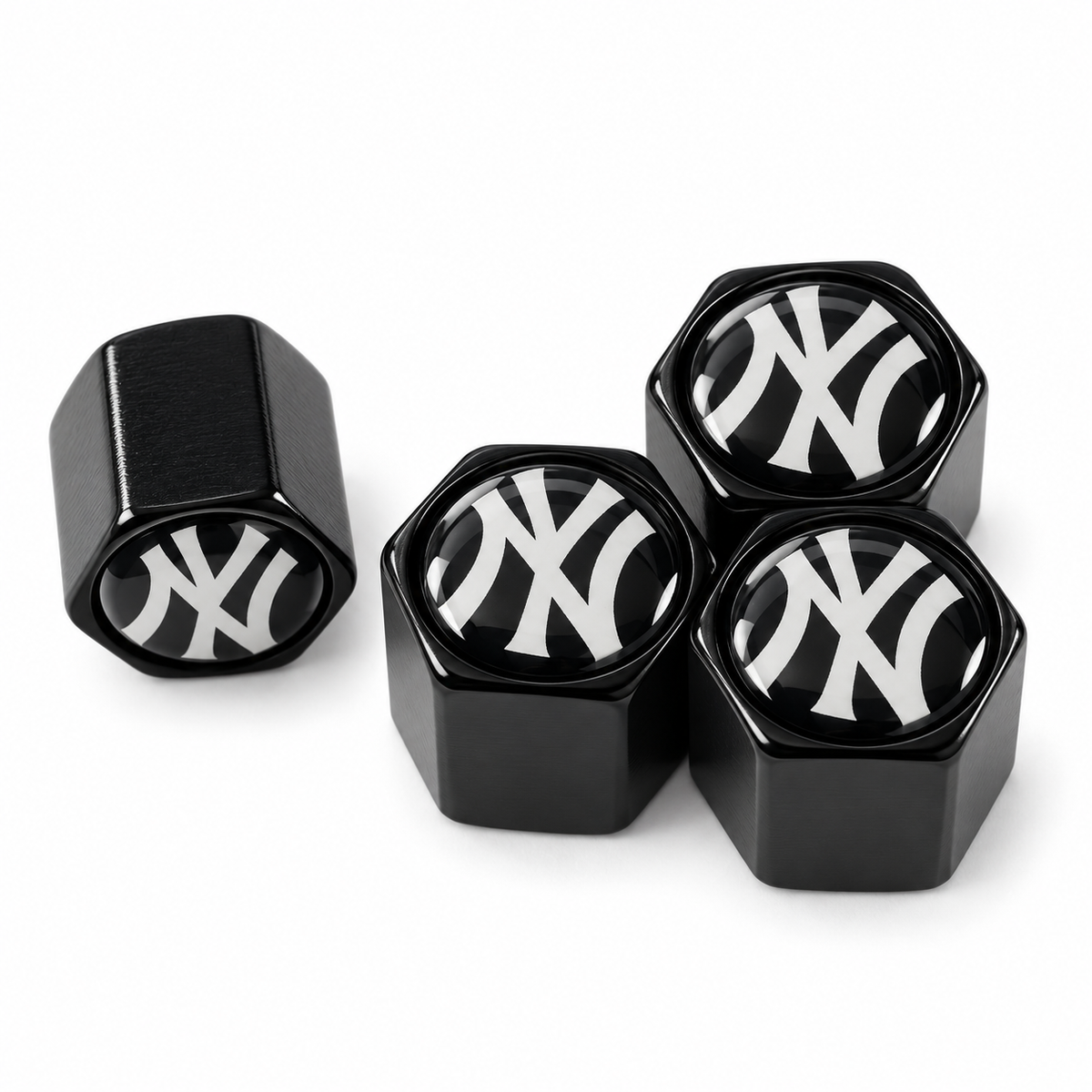 NY Yankees Valve Caps – set of four
