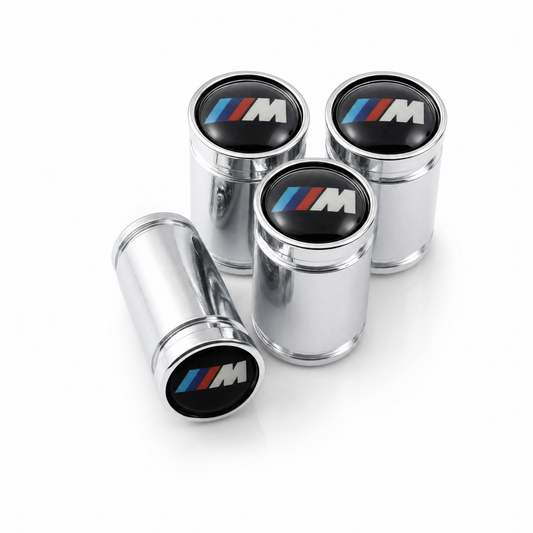 BMW M Sport Chrome billet valve caps - premium