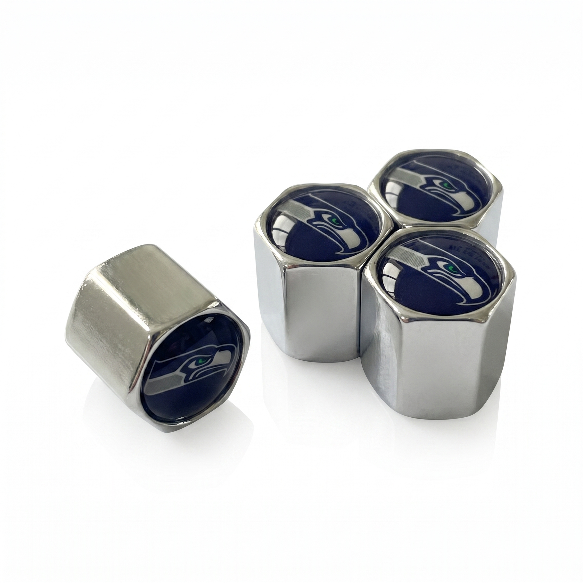 Sea Hawks billet valve caps - premium product image