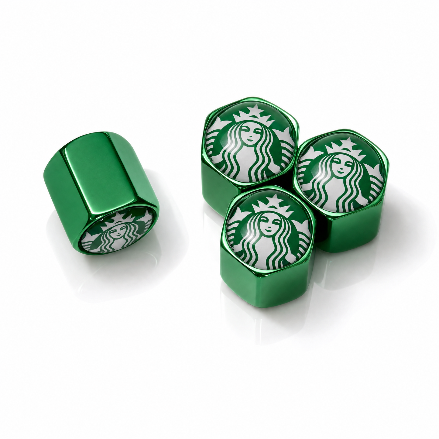 Starbucks billet valve caps - premium product image