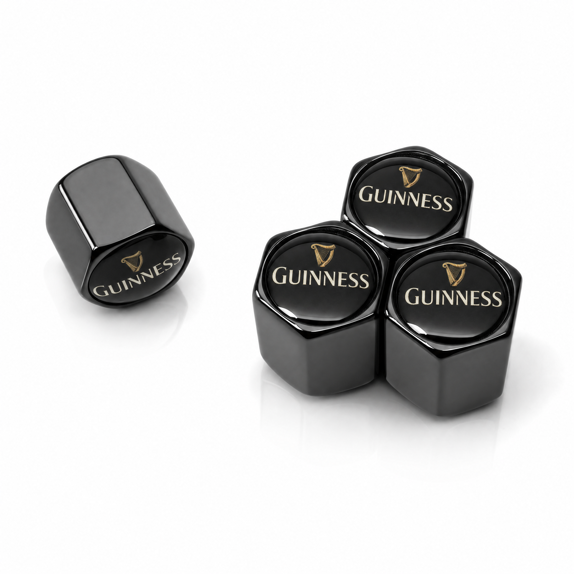 Guinness billet valve caps - premium product image