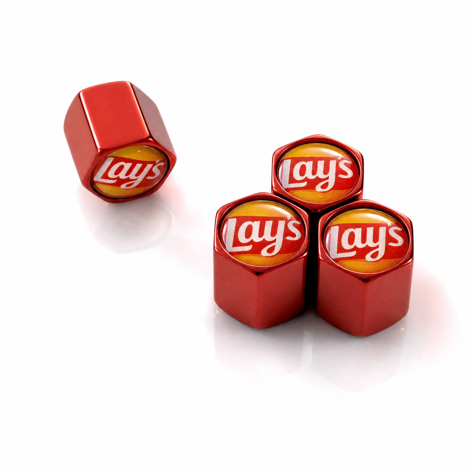 Lay's billet valve caps - premium product image