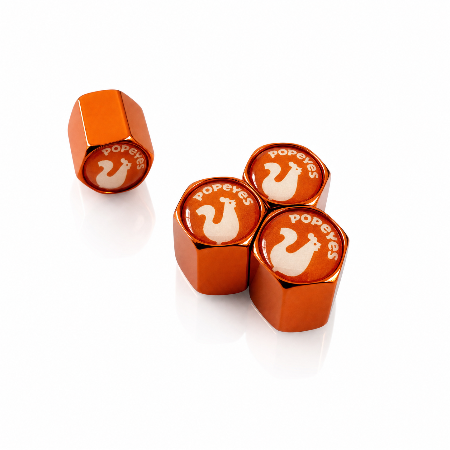 Popeyes billet valve caps - premium