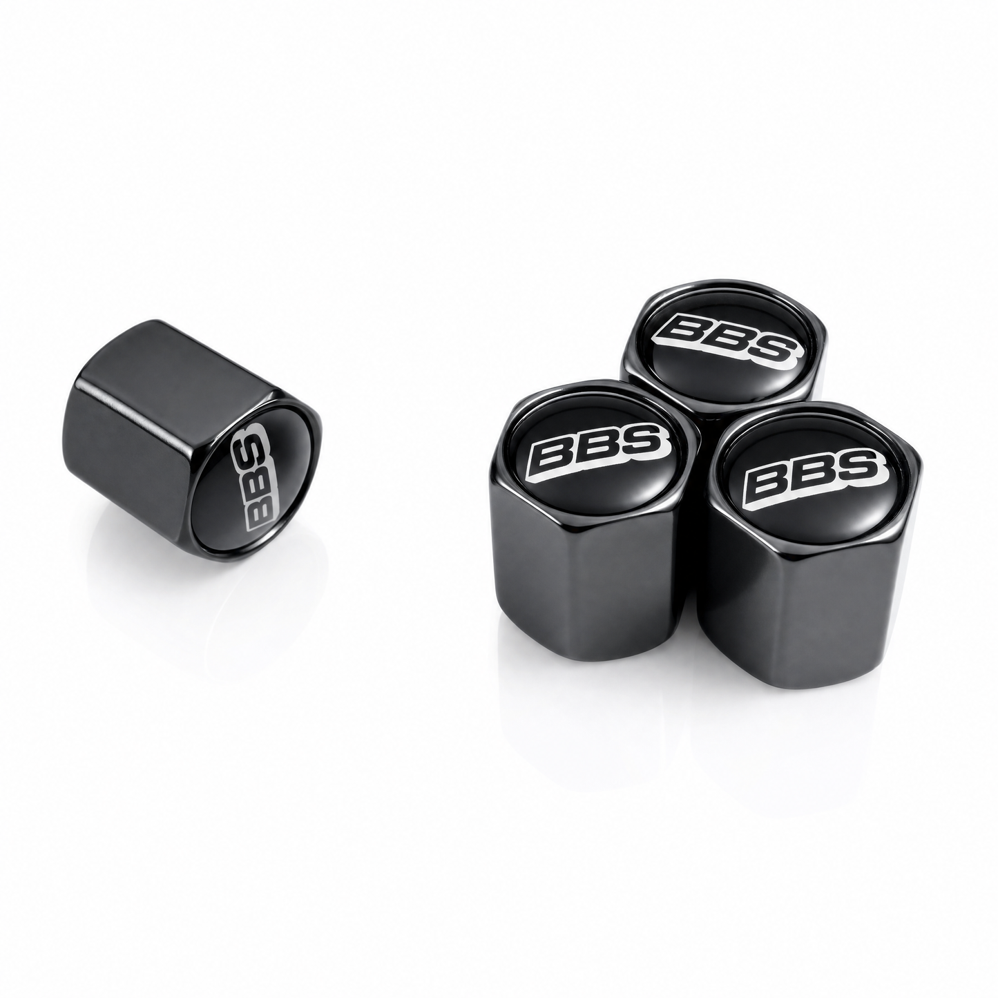 BBS Chrome billet valve caps - premium