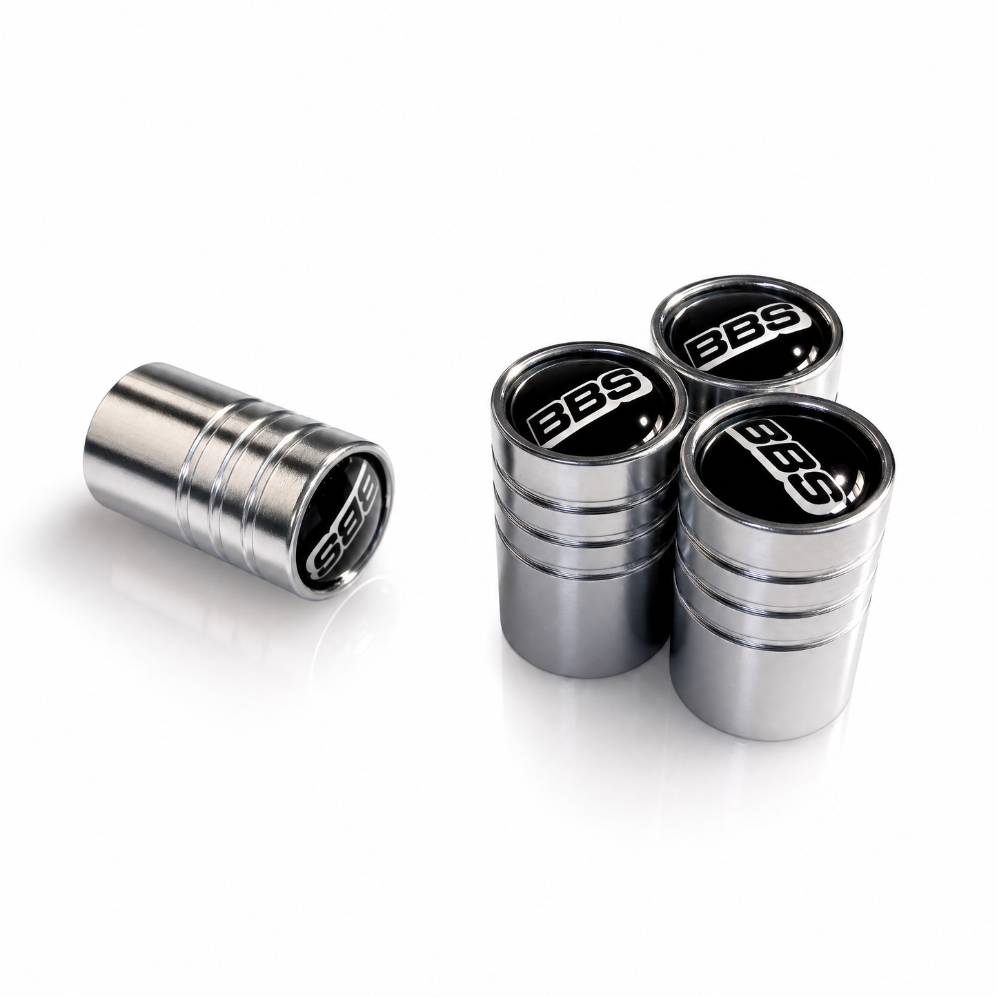 BBS Premium Chrome billet valve caps - premium