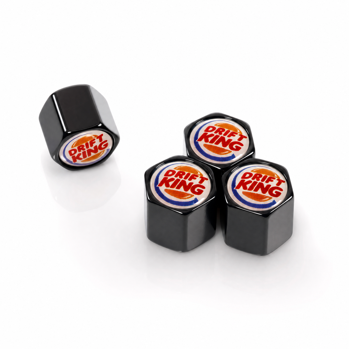 Drift King billet valve caps - premium
