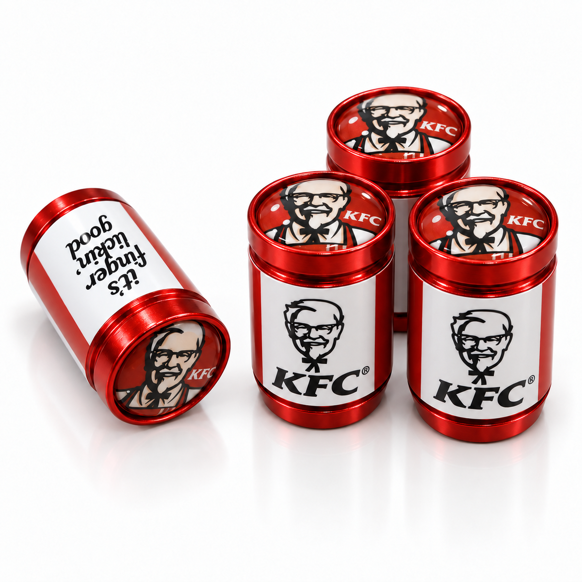 KFC Bucket Valve Caps - Wrapped Edition