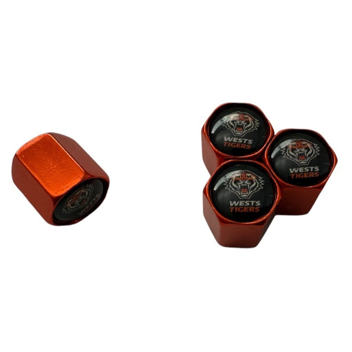West Tigers Valve Caps